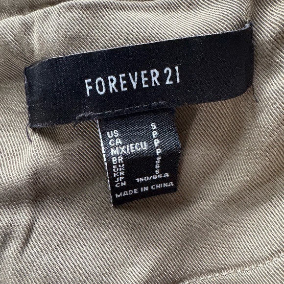 Forever 21 Olive Green Military Jacket - Picture 3 of 6